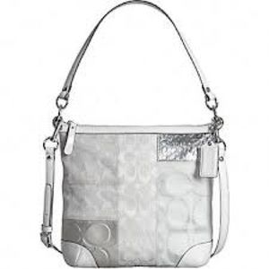 Coach Silver PatchWork Crossbody